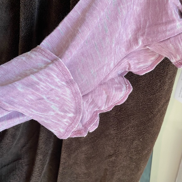 Style & Co // soft, stretch, ruffle sleeve tee - Picture 2 of 7